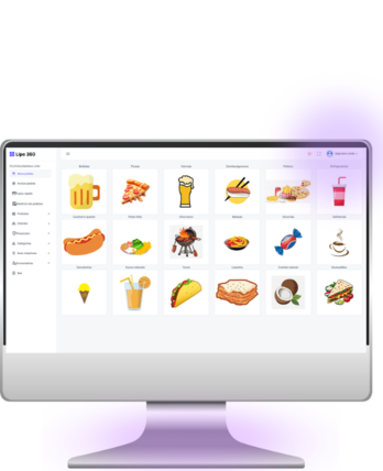 Système de restaurant — Sistema PDV Gratuito, tela do sistema